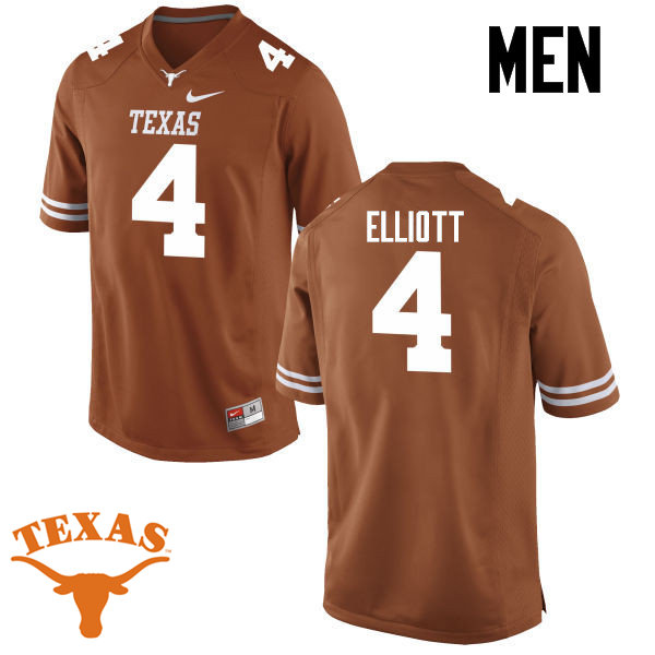 Men #4 DeShon Elliott Texas Longhorns College Football Jerseys-Tex Orange